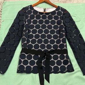 Kate Spade cocktail top, size zero